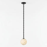 Flora Linden Alabaster Chandelier, detail view 15