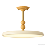 Oriel Nest Metal Ceiling Light, B19 Nature lit hero