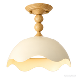 Oriel Nest Metal Ceiling Light, A13 Nature lit hero