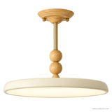 Oriel Nest Metal Ceiling Light, B15 Nature lit hero
