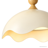 Oriel Nest Metal Ceiling Light, A Nature scallop detail