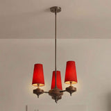 Faron Flint Wood Chandelier, detail view 11