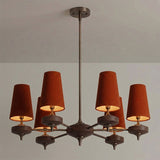 Faron Flint Wood Chandelier, detail view 17