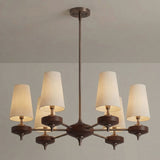 Faron Flint Wood Chandelier, detail view 18