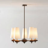 Faron Flint Wood Chandelier, detail view 24