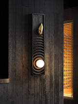 Yara Wave Glass Wall Light, detail view 31