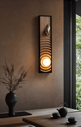 Yara Wave Glass Wall Light, detail view 34