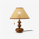 Zella Noir Wood Table Lamp by Maison Velume