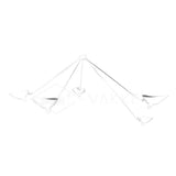 Solen Silva Brass Ceiling Light, detail view 26